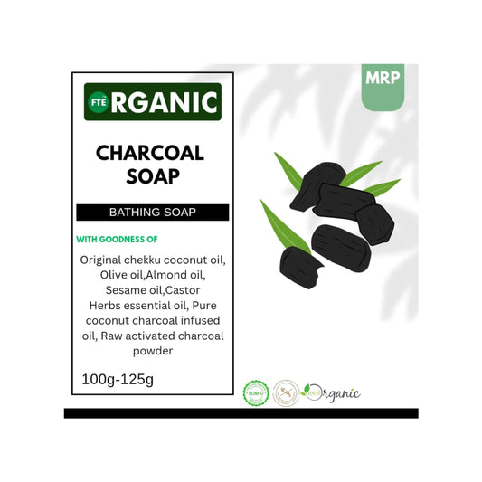 FTE Organic Charcoal soap - FTEOrganic.com