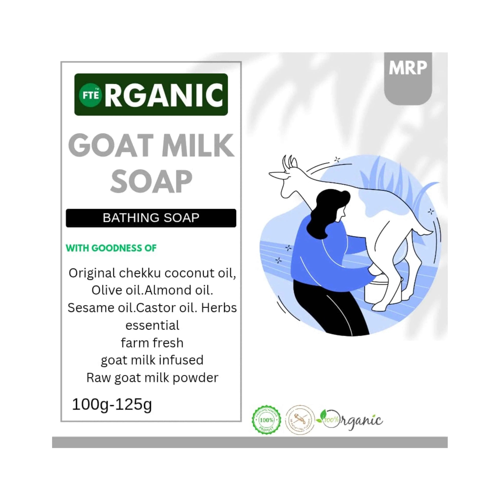 FTE Organic Goat milk soap - FTEOrganic.com