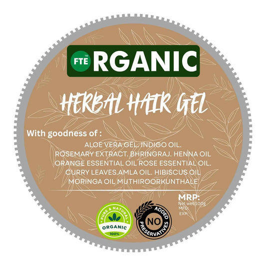 FTE Organic Herbal hair gel - FTEOrganic.com