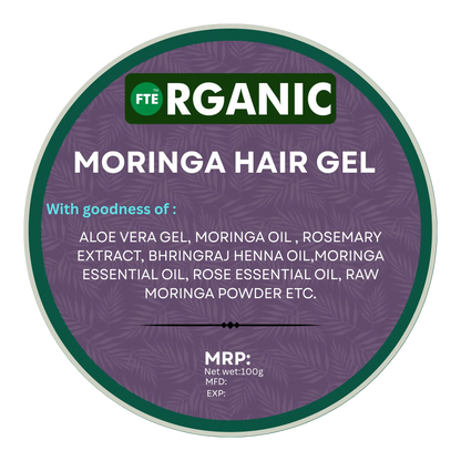 FTE Organic Moringa hair gel - FTEOrganic.com