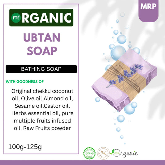 FTE Organic Ubtan soap - FTEOrganic.com