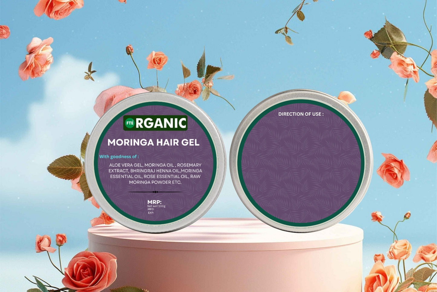 FTE Organic Moringa hair gel